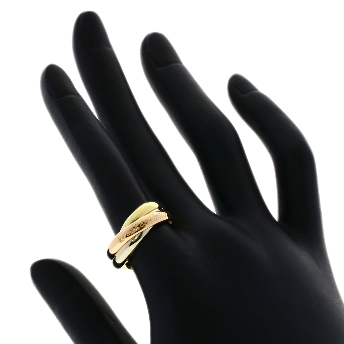 CARTIER Trinity #53 Ring K18 Yellow Gold K18 White GoldLadies [Used]