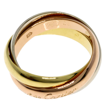 CARTIER Trinity #49 Ring K18 Yellow Gold 18K Pink GoldLadies [Used]