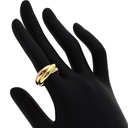 CARTIER Trinity #50 Ring K18 Yellow Gold K18 White GoldLadies [Used]