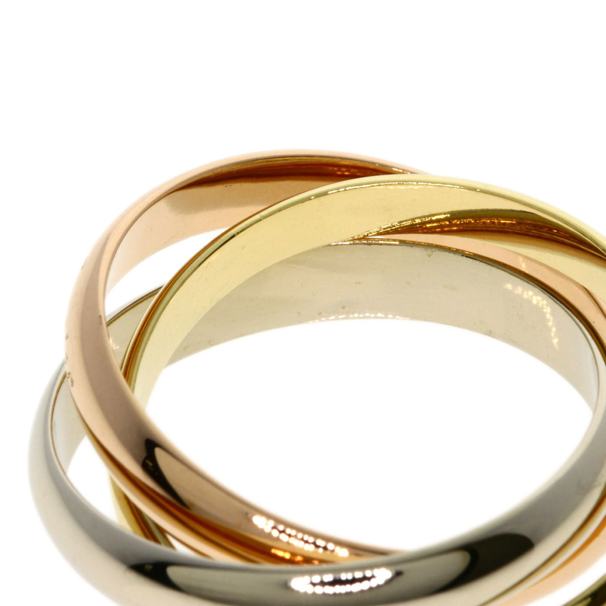 CARTIER Trinity #56 Ring K18 Yellow Gold K18 White GoldLadies [Used]