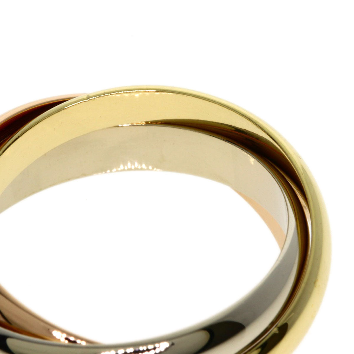 CARTIER Trinity #56 Ring K18 Yellow Gold K18 White GoldLadies [Used]