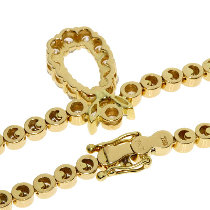 PIAGET Tennis Diamond Necklace K18 Yellow Gold Ladies [Used]
