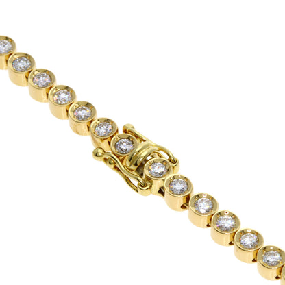 PIAGET Tennis Diamond Necklace K18 Yellow Gold Ladies [Used]
