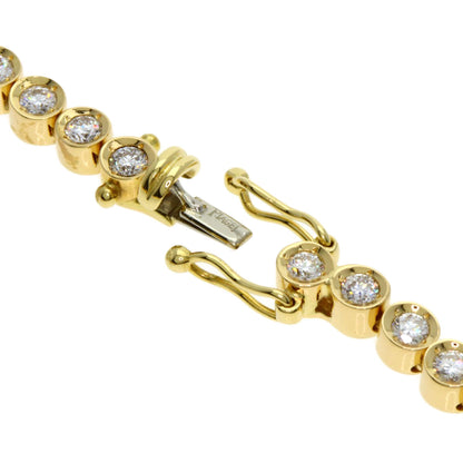 PIAGET Tennis Diamond Necklace K18 Yellow Gold Ladies [Used]