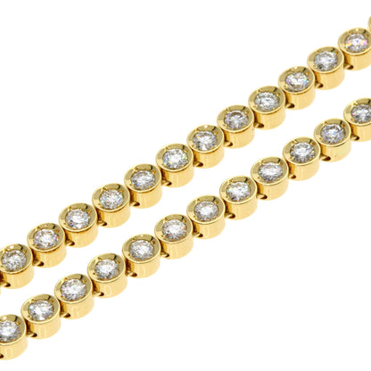 PIAGET Tennis Diamond Necklace K18 Yellow Gold Ladies [Used]