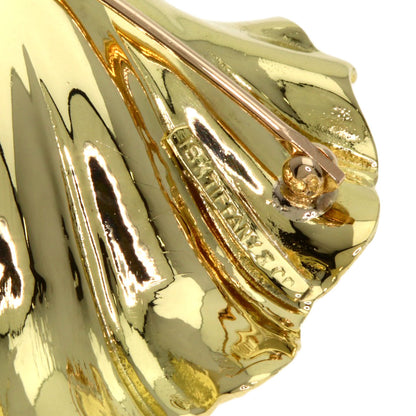TIFFANY&Co. Shell motif 1P Diamond Brooch K18 Yellow Gold Ladies [Used]
