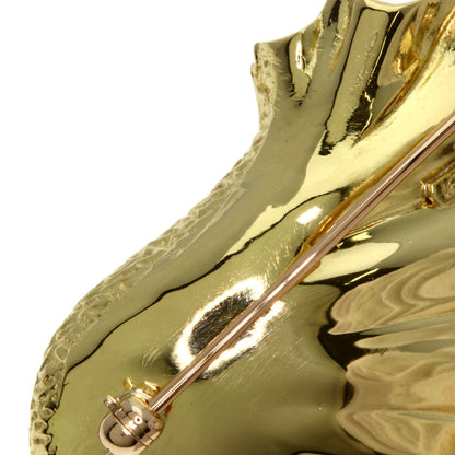 TIFFANY&Co. Shell motif 1P Diamond Brooch K18 Yellow Gold Ladies [Used]