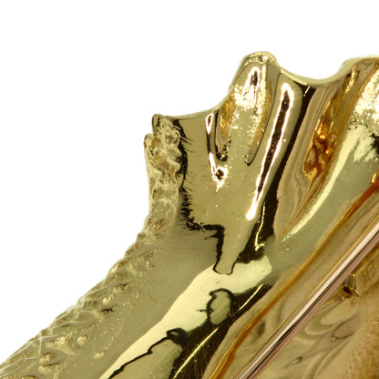 TIFFANY&Co. Shell motif 1P Diamond Brooch K18 Yellow Gold Ladies [Used]