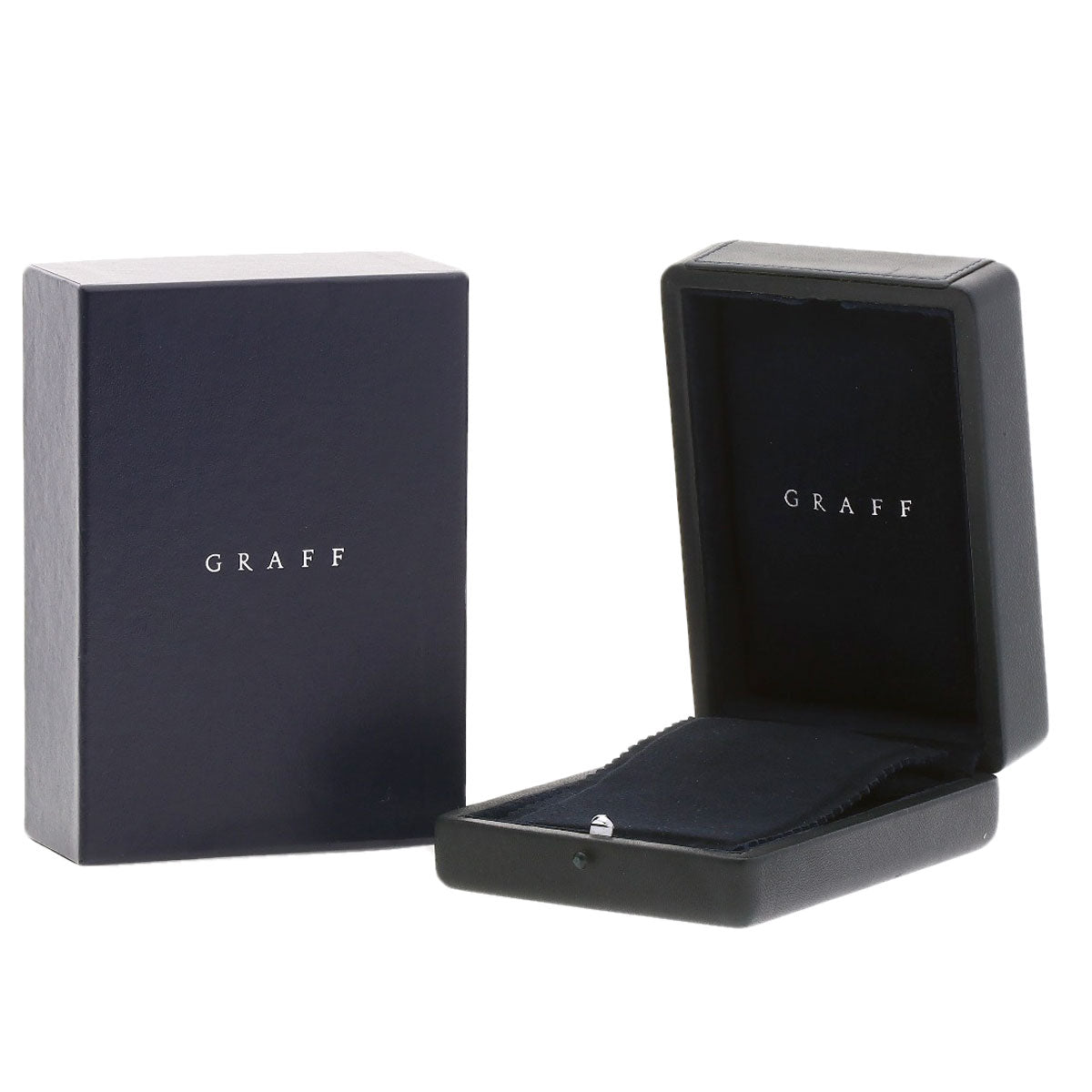 GRAFF Butterfly Sapphire Diamond earring K18 White Gold Ladies [Used]