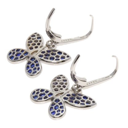 GRAFF Butterfly Sapphire Diamond earring K18 White Gold Ladies [Used]