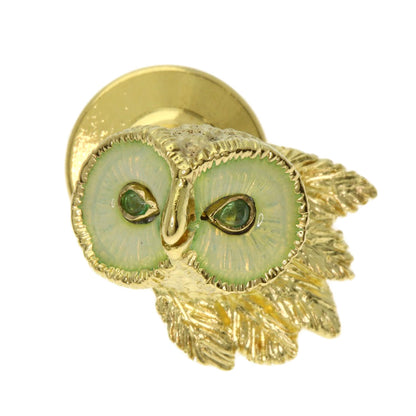 TIFFANY&Co. Owl Pin Brooch Brooch K18 Yellow Gold 14KxGPLadies [Used]