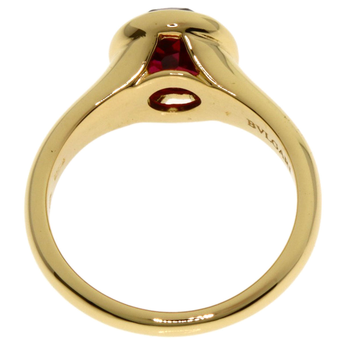 BVLGARI Kaleidos Tourmaline Ring K18 Yellow Gold Ladies [Used]