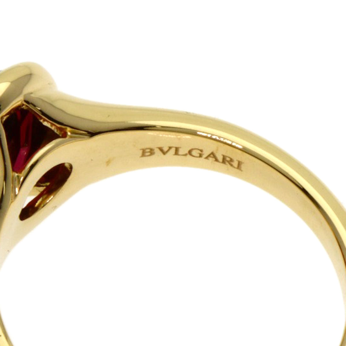BVLGARI Kaleidos Tourmaline Ring K18 Yellow Gold Ladies [Used]