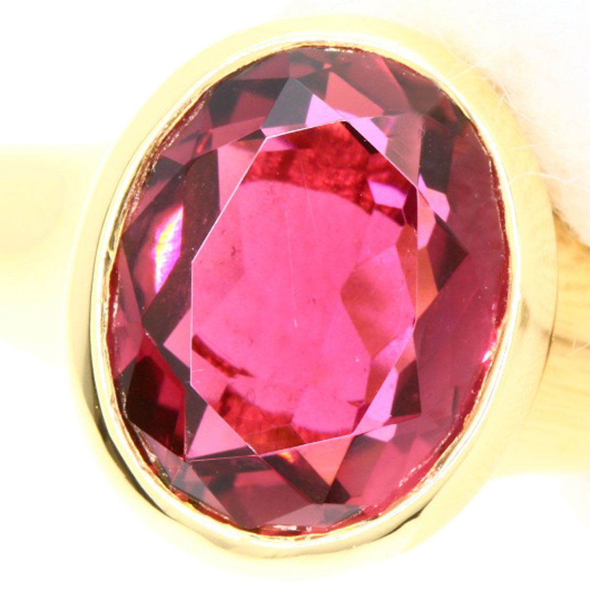 BVLGARI Kaleidos Tourmaline Ring K18 Yellow Gold Ladies [Used]