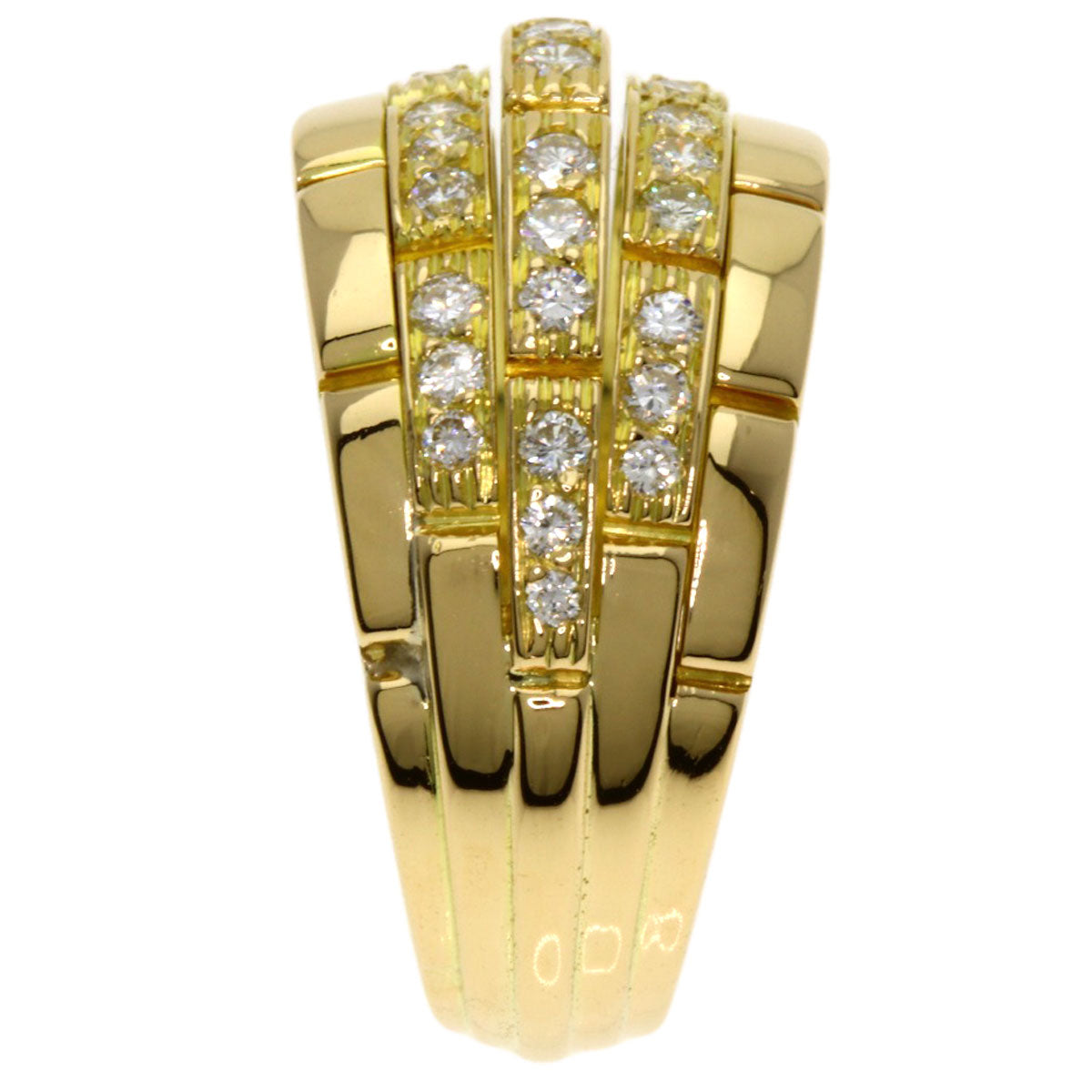 CARTIER Oriane Diamond Ring K18 Yellow Gold Ladies [Used]