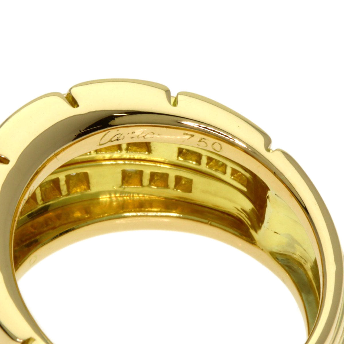 CARTIER Oriane Diamond Ring K18 Yellow Gold Ladies [Used]