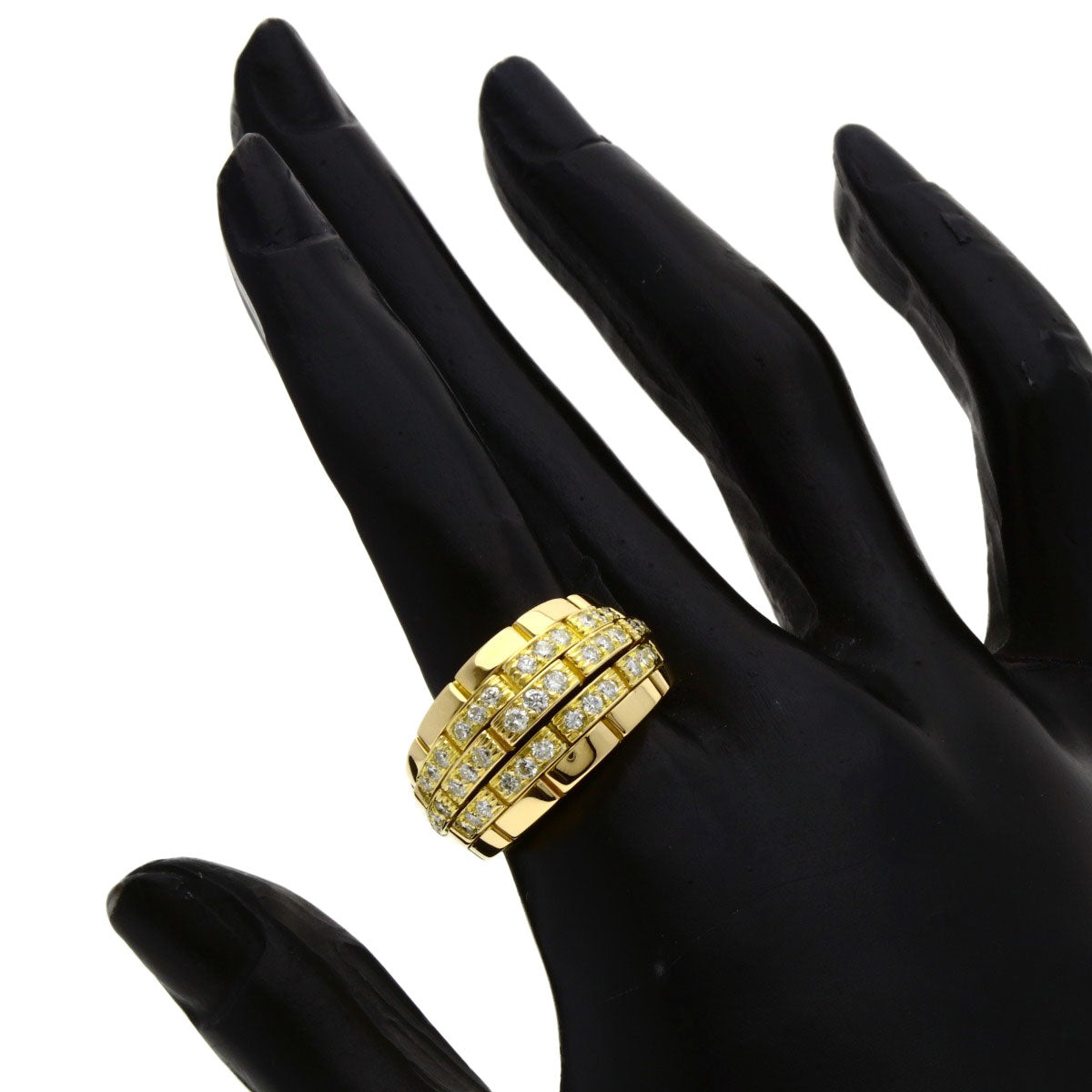 CARTIER Oriane Diamond Ring K18 Yellow Gold Ladies [Used]