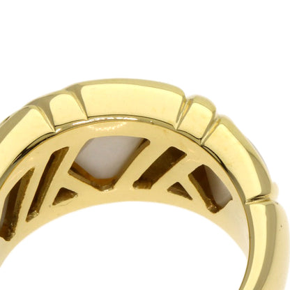 BVLGARI White shell Ring K18 Yellow Gold Ladies [Used]