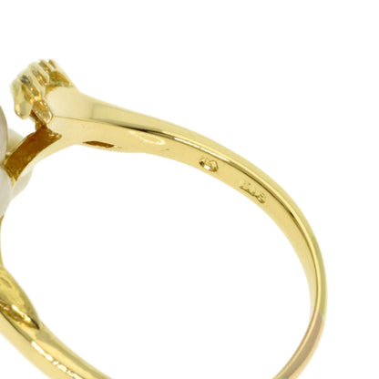 MIKIMOTO Pearl Pearl Ruby Ring K18 Yellow Gold Ladies [Used]