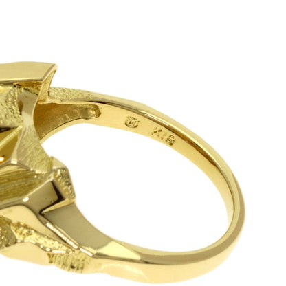 MIKIMOTO Pearl Pearl Ruby Ring K18 Yellow Gold Ladies [Used]