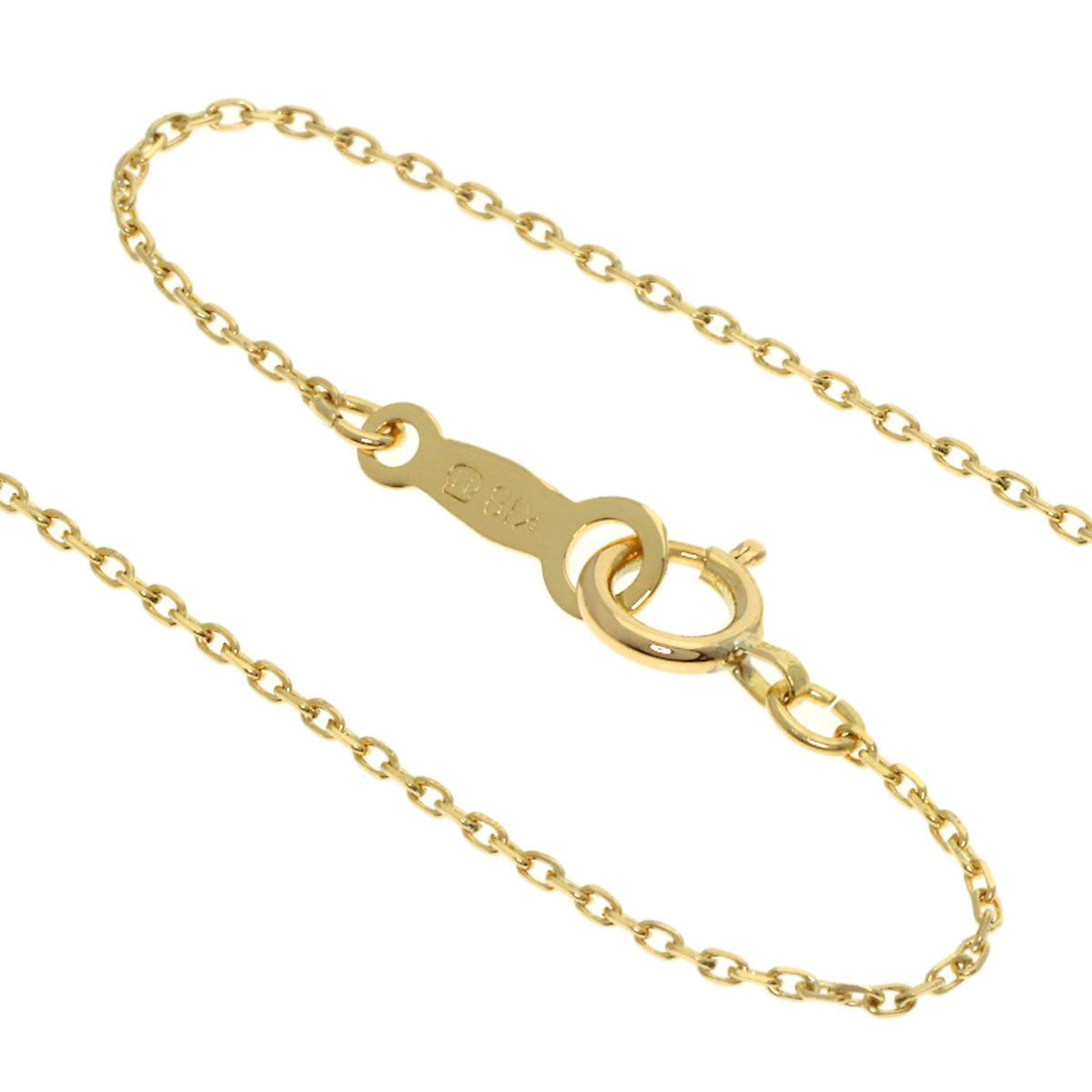 MIKIMOTO Pearl Pearl Diamond Necklace K18 Yellow Gold Ladies [Used]