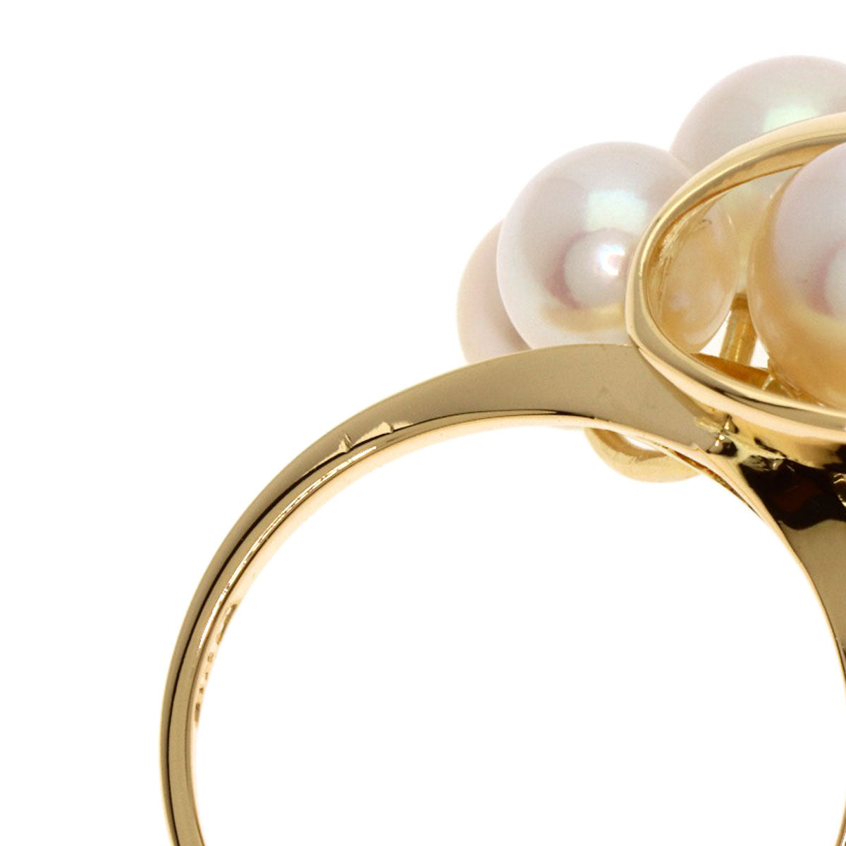 TASAKI Pearl Pearl Ring K18 Pink Gold Ladies [Used]