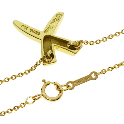 TIFFANY&Co. kiss Necklace K18 Yellow Gold Ladies [Used]