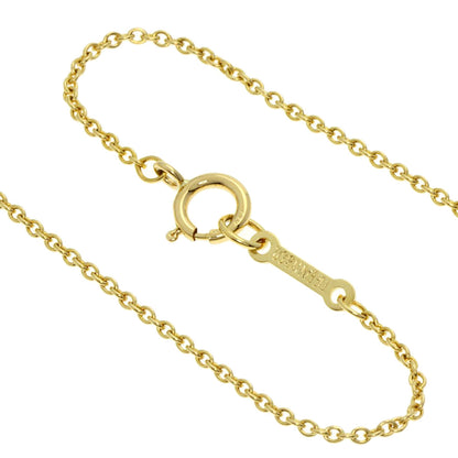 TIFFANY&Co. kiss Necklace K18 Yellow Gold Ladies [Used]