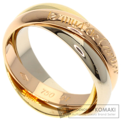 CARTIER Trinity #51 Ring K18 Yellow Gold 18K Pink GoldLadies [Used]