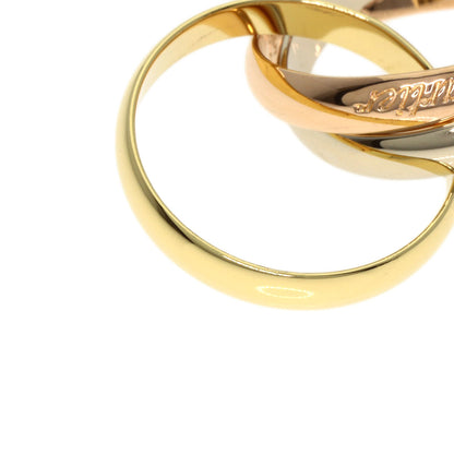 CARTIER Trinity #51 Ring K18 Yellow Gold 18K Pink GoldLadies [Used]