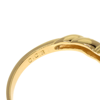 TASAKI Aquamarine Diamond Ring K18 Yellow Gold Ladies [Used]