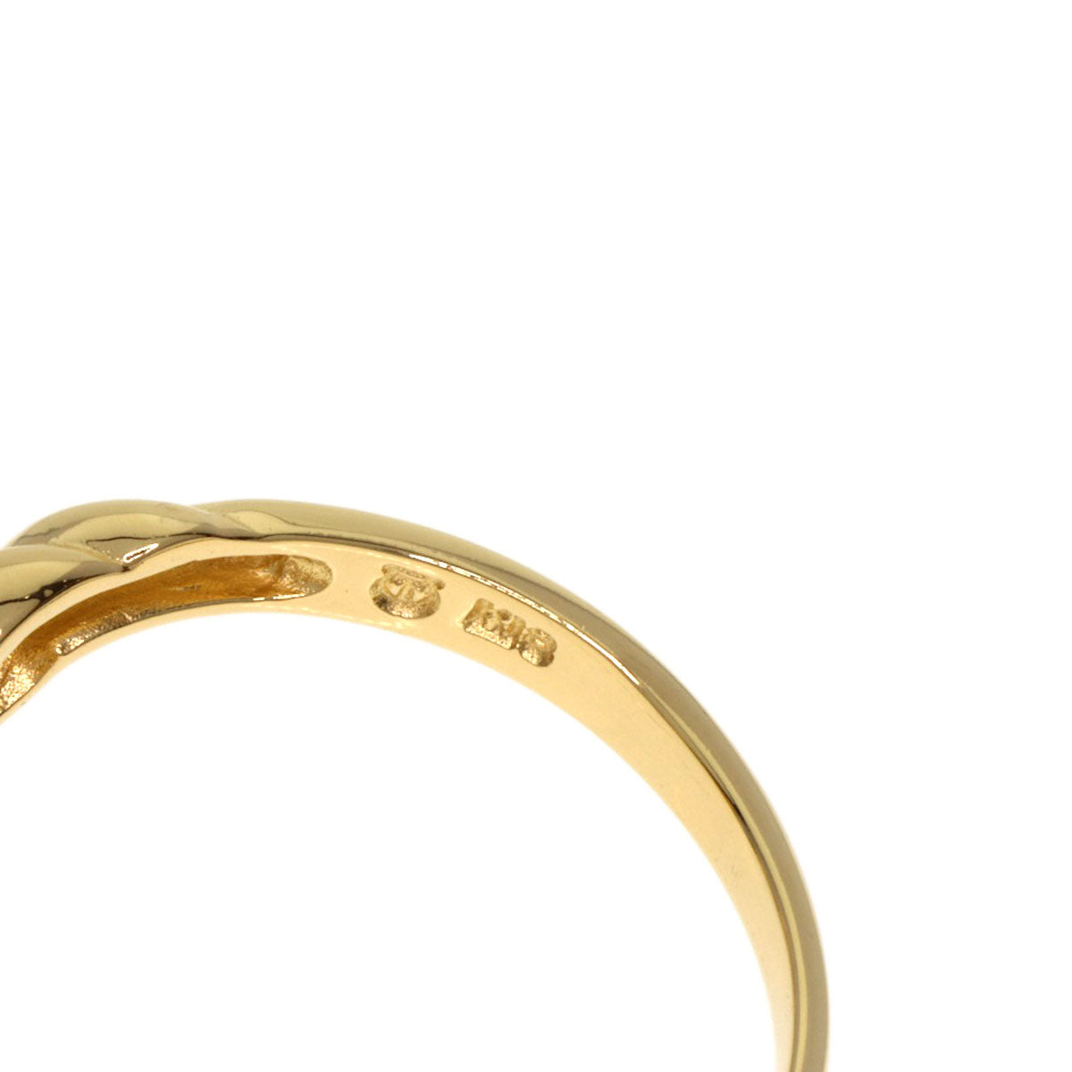 TASAKI Aquamarine Diamond Ring K18 Yellow Gold Ladies [Used]