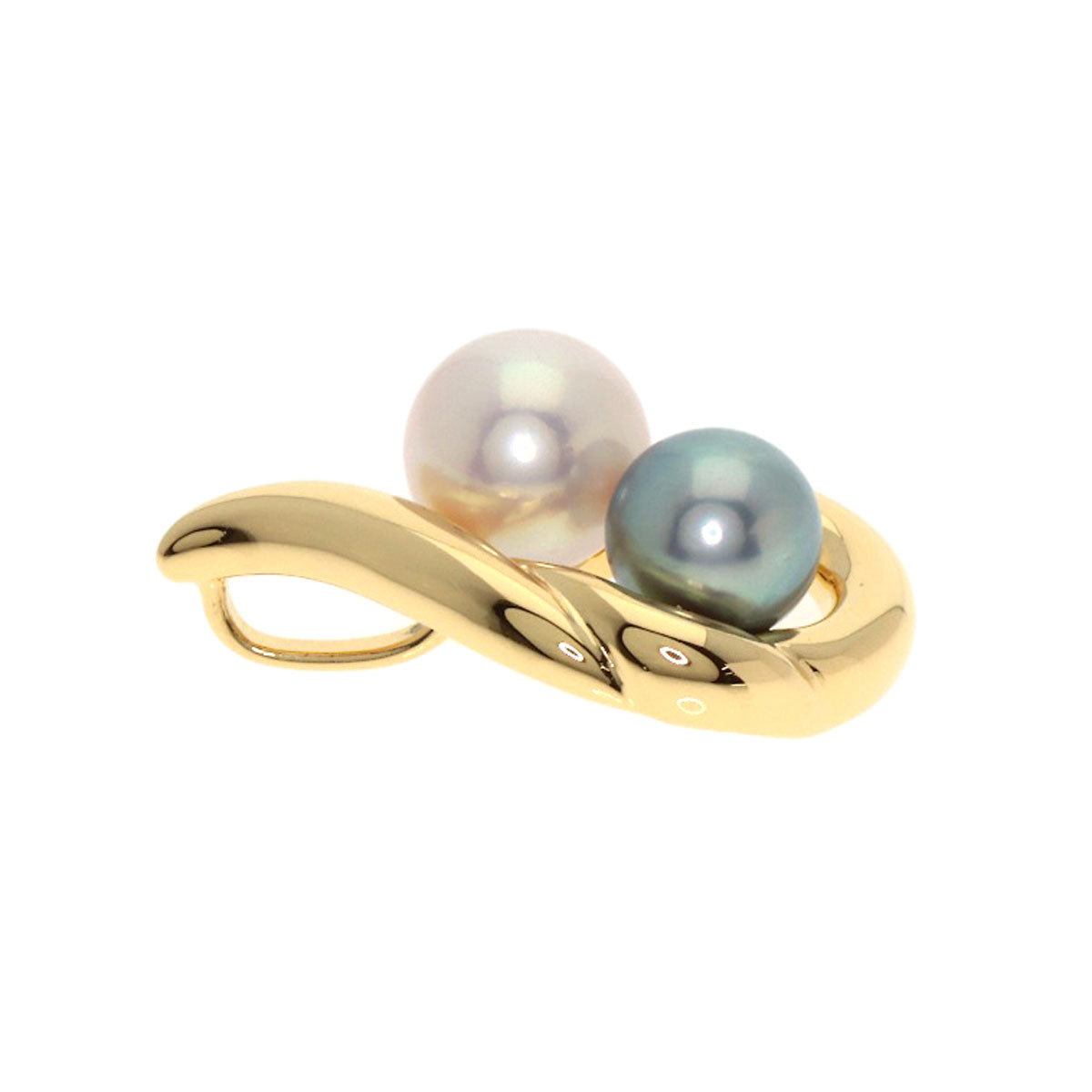 TASAKI Pearl Pearl Pendant top K18 Yellow Gold Ladies [Used]