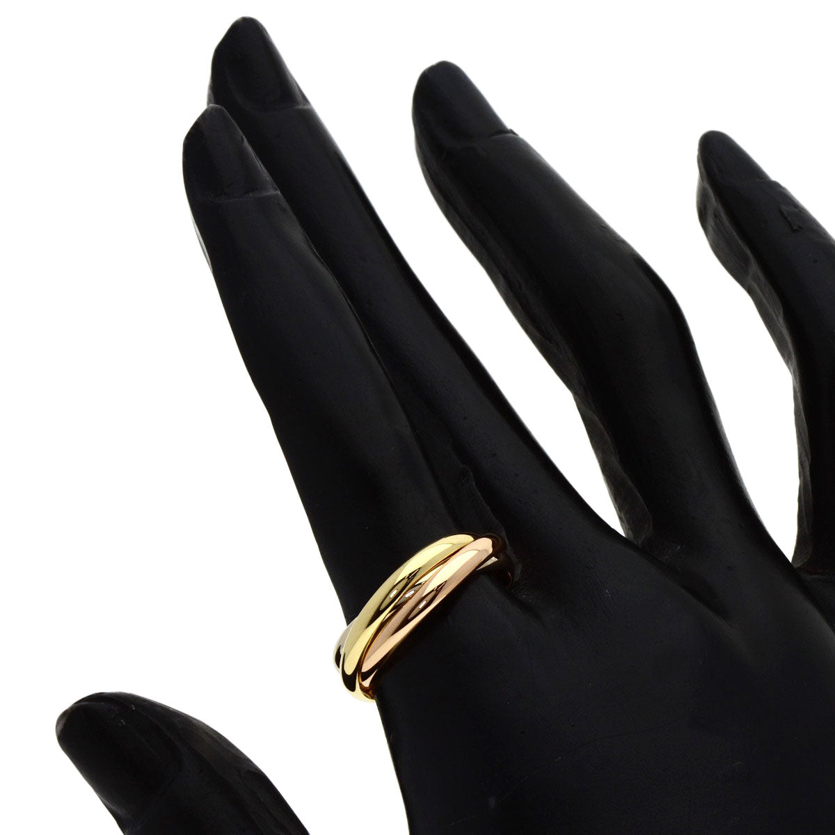 CARTIER Trinity #55 Ring K18 Yellow Gold K18 White GoldLadies [Used]