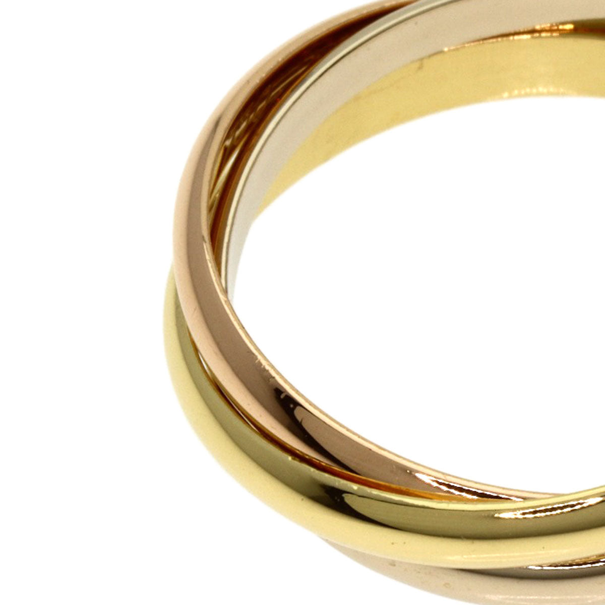 CARTIER Trinity #55 Ring K18 Yellow Gold K18 White GoldLadies [Used]