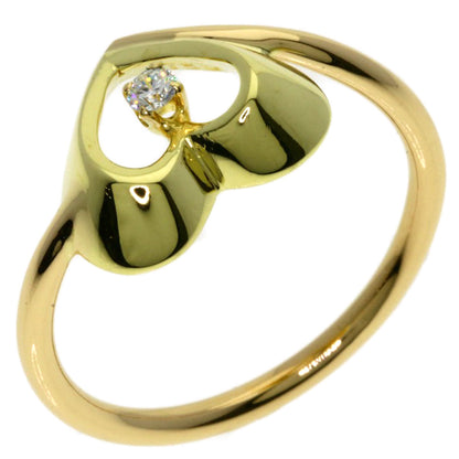 TIFFANY&Co. Heart Diamond Ring K18 Yellow Gold Ladies [Used]