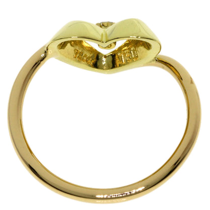 TIFFANY&Co. Heart Diamond Ring K18 Yellow Gold Ladies [Used]