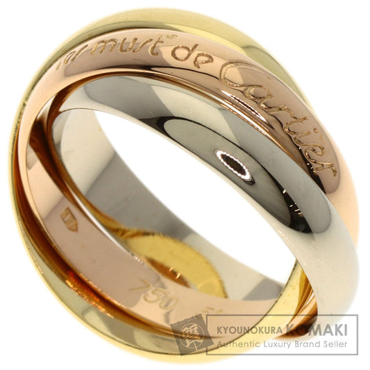 CARTIER Trinity #51 Ring K18 Yellow Gold K18 White GoldLadies [Used]
