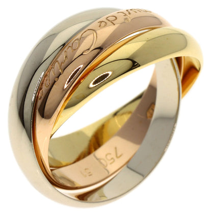 CARTIER Trinity #51 Ring K18 Yellow Gold K18 White GoldLadies [Used]