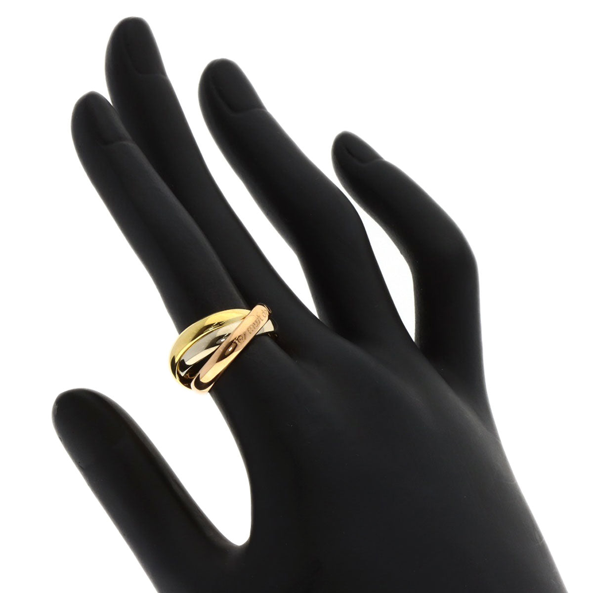 CARTIER Trinity #51 Ring K18 Yellow Gold K18 White GoldLadies [Used]