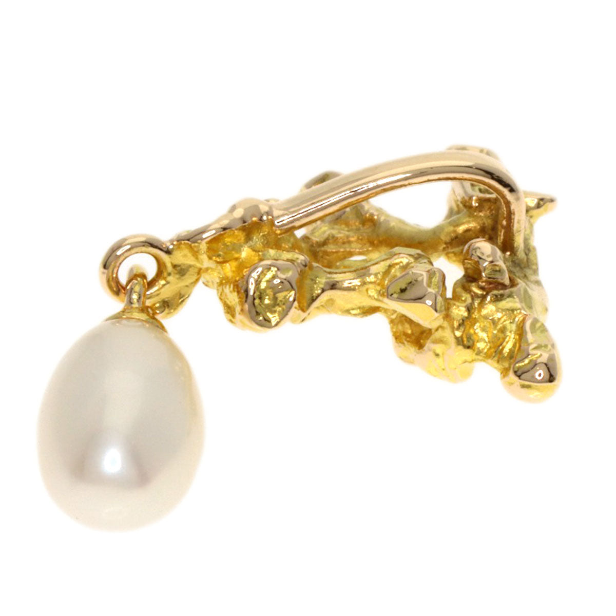 TASAKI Freshwater Pearl Pendant top K14 Yellow Gold Ladies [Used]