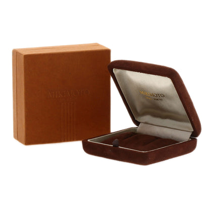 MIKIMOTO Akoya Pearl Pearl Diamond Earring K18 Yellow Gold Ladies [Used]