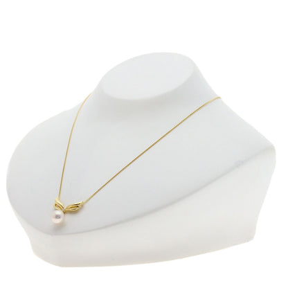 TASAKI Pearl Pearl Diamond Necklace K18 Yellow Gold Ladies [Used]