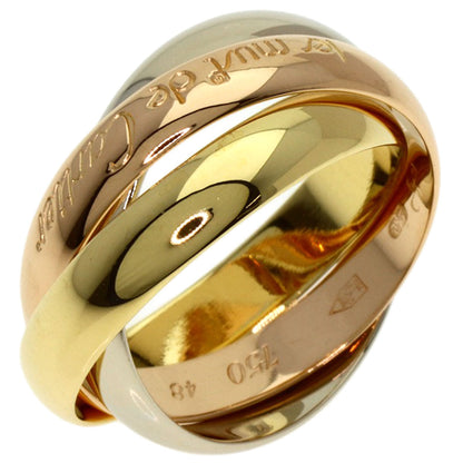 CARTIER Trinity #48 Ring K18 Yellow Gold K18 White GoldLadies [Used]
