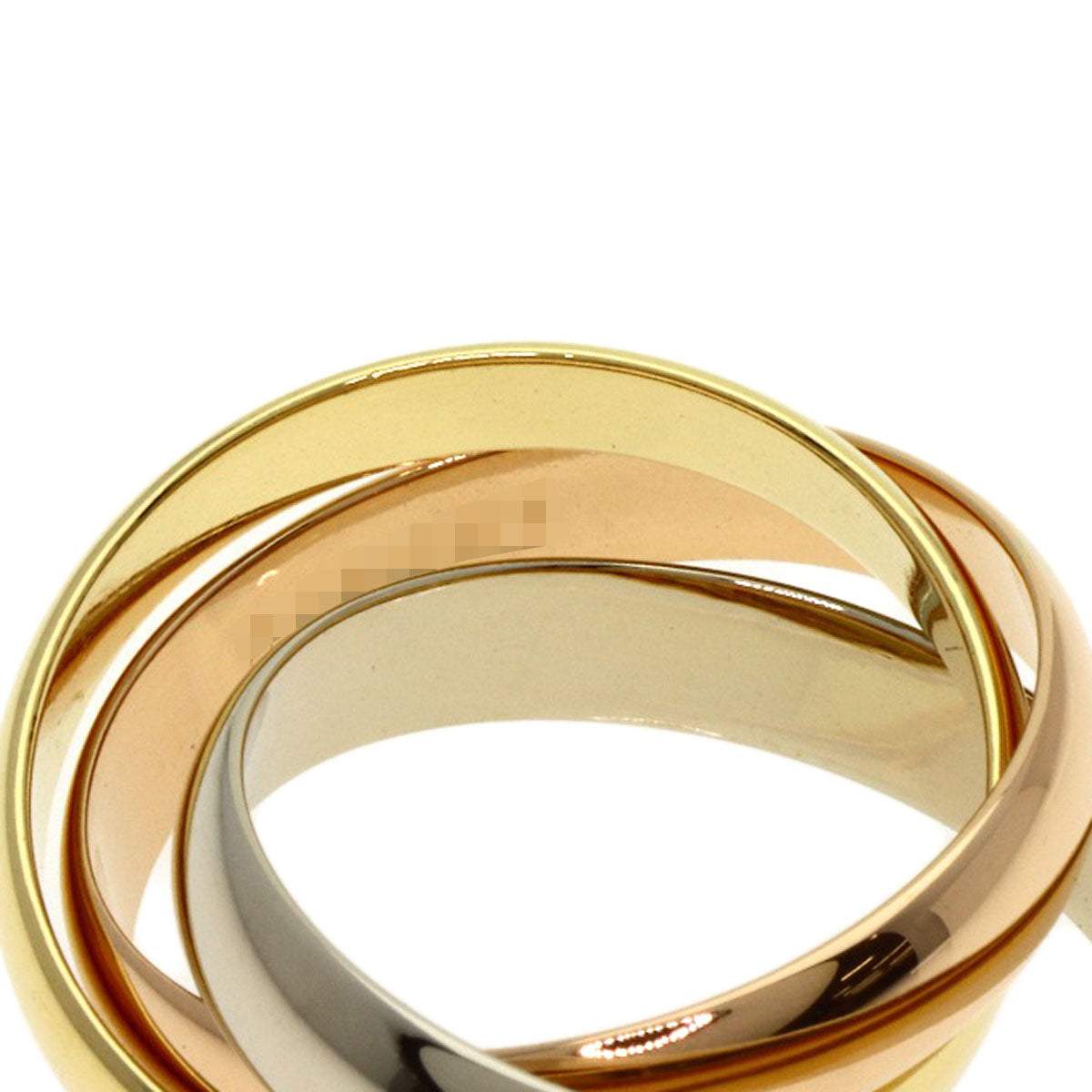 CARTIER Trinity #48 Ring K18 Yellow Gold K18 White GoldLadies [Used]
