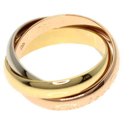CARTIER Trinity #48 Ring K18 Yellow Gold 18K Pink GoldLadies [Used]