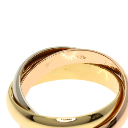 CARTIER Trinity #48 Ring K18 Yellow Gold 18K Pink GoldLadies [Used]