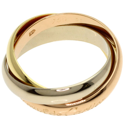 CARTIER Trinity #51 Ring K18 Yellow Gold K18 White GoldLadies [Used]