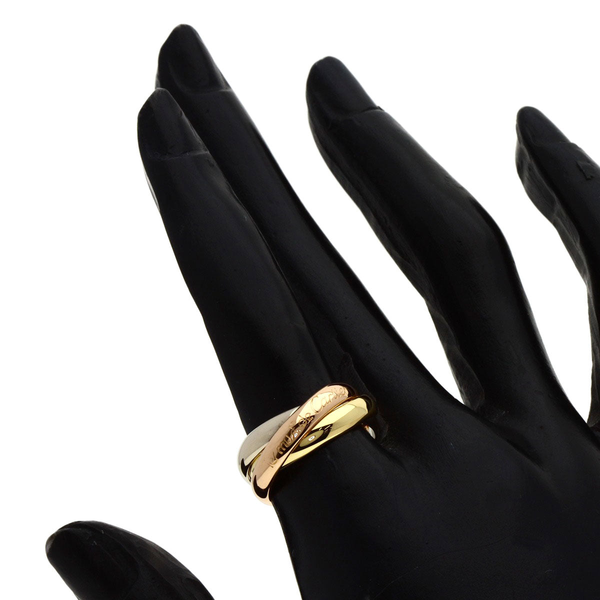 CARTIER Trinity #51 Ring K18 Yellow Gold K18 White GoldLadies [Used]