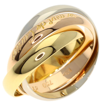 CARTIER Trinity #51 Ring K18 Yellow Gold 18K Pink GoldLadies [Used]